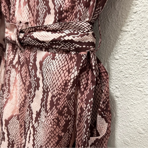 Current/Elliott The Carmel Dress in Peach Whip Python Size 0 - Picture 7 of 12